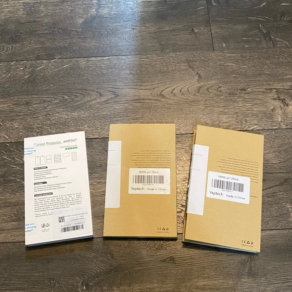 Total of 6 Glass Screen‎ Protectors for IPhone NIB